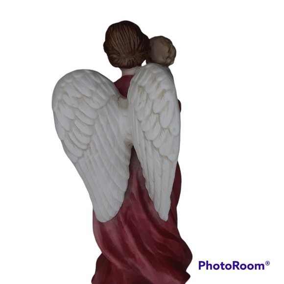 Vintage HOMCO Santa with Child and Angel with Baby Figurines - Set of Two - Picture 11 of 13